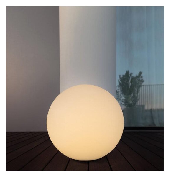 OH!IN LAMPADA DA TAVOLO CON SFERA D38 DESIGN MODERNO COLORE BIANCO DELLA LINEA LIGHT