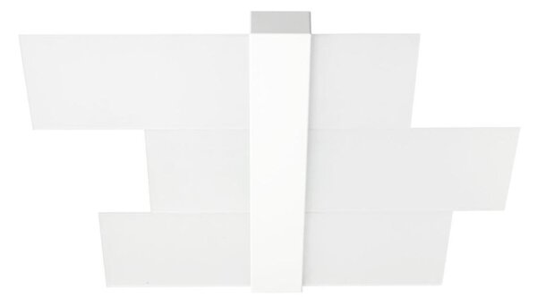 TRIAD PLAFONIERA IN VETRO SABBIATO LED 36W LUCE 3000K MODERNA DELLA LINEA LIGHT