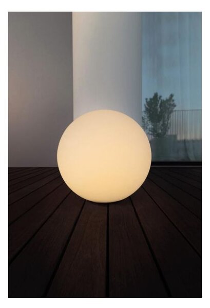 OH!IN LAMPADA DA TAVOLO CON SFERA D28 DESIGN MODERNO COLORE BIANCO DELLA LINEA LIGHT