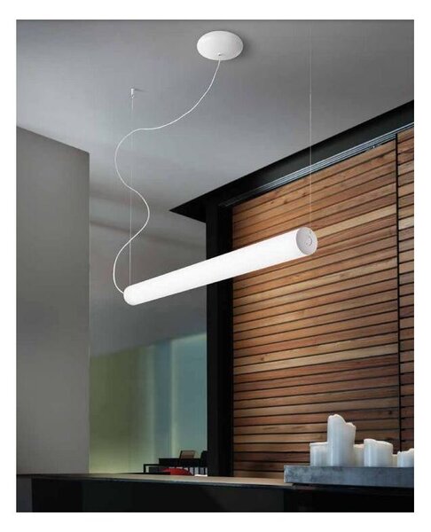 TU-O LAMPADARIO A SOSPENSIONE TUBOLARE DIMMERABILE LED 36W LUCE 3000K DESIGN MODERNO
