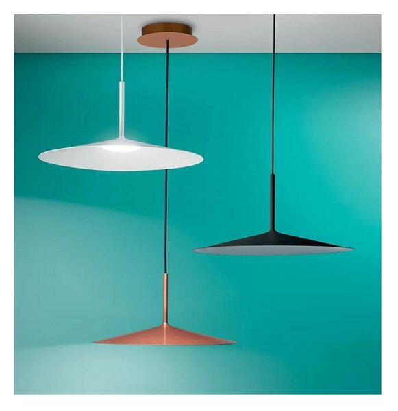 POE PLUS SOSPENSIONE SINGOLA 4 COLORI LED 15W LUCE 3000K MODERNA DELLA LINEA LIGHT