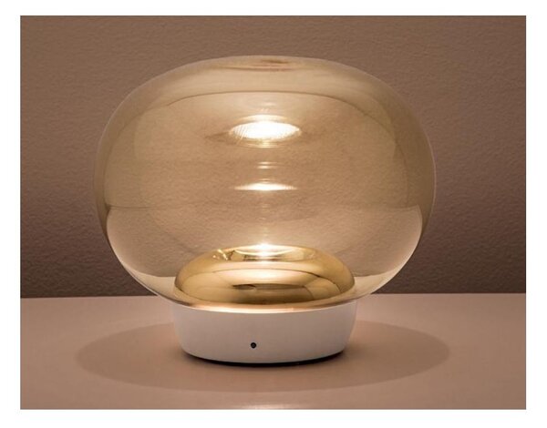 LA MARIEE LAMPADA DA TAVOLO IN VETRO 4 COLORI LED 9W LUCE 3000K MARCHIO STILNOVO