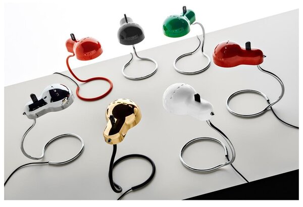 MINITOPO LAMPADA DA TAVOLO 5 COLORI DESIGN MODERNO ATTACCO E27 MARCHIO STILNOVO