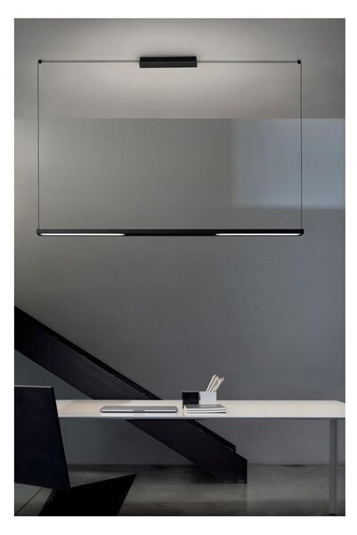 TABLET P1 SOSPENSIONE DI 96 CM 23W LED BIANCA O NERA MODERNA LUCE DIREZIONABILE