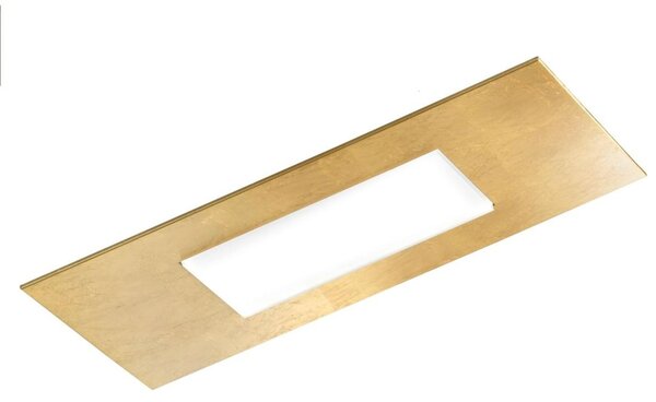 PIXEL R50X12 PLAFONIERA APPLIQUE RETTANGOLARE SOTTILE 50X12 CM LED 17W CORNICE IN 22 COLORI MODERNA