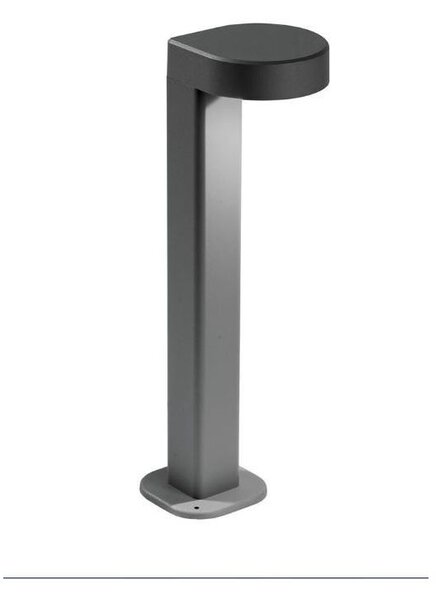 PALETTO DA ESTERNO H50 CM ANTRACITE IP65 METALLIZZATO LED 13W LUCE 4000K MODERNO