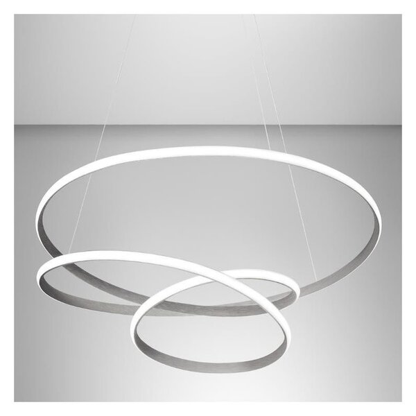 DIVA SS SOSPENSIONE MODERNA GEA LUCE LED 80W LUCE 3000K 3 FINITURE COLORE