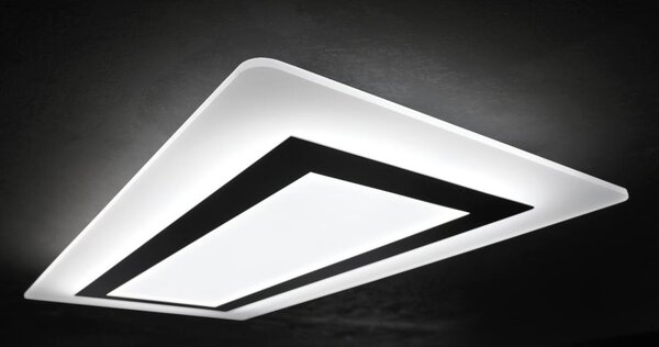 OBLIO R70 PLAFONIERA RETTANGOLARE 70X35 CM LED 58W 22 COLORI MODERNA DI PROMOINGROSS