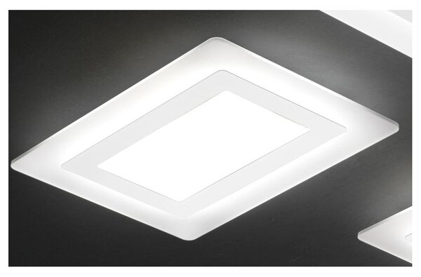 OBLIO R50 PLAFONIERA RETTANGOLARE 50X35 CM LED 42W 22 COLORI MODERNA DI PROMOINGROSS
