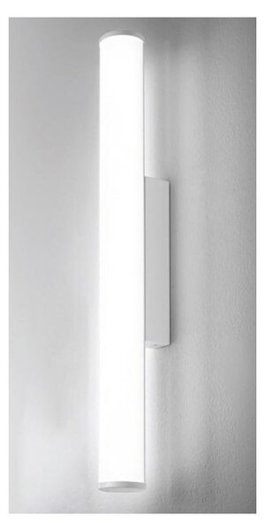 POLAR LAMPADA DA SPECCHIO IN METALLO BIANCO O CROMO IP44 LED 14W LUCE 3000K ALTEZZA CM 60