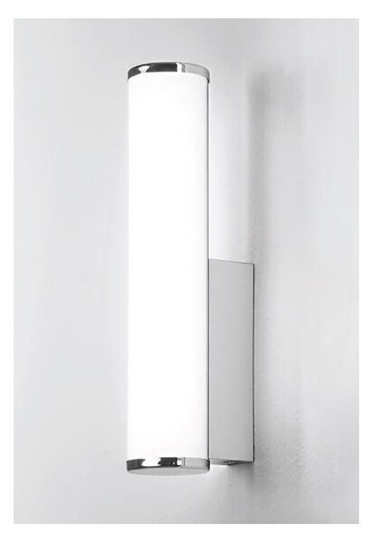 POLAR LAMPADA DA SPECCHIO IN METALLO BIANCO O CROMO IP44 LED 7W LUCE 3000K ALTEZZA CM 30