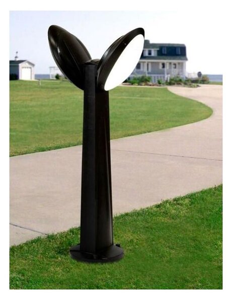 GABRI REMI MADDI PALO DA GIARDINO A 2 LUCI OVALI IN RESINA IP66 3 COLORI ALTEZZA CM 100 MADE IN ITALY FUMAGALLI