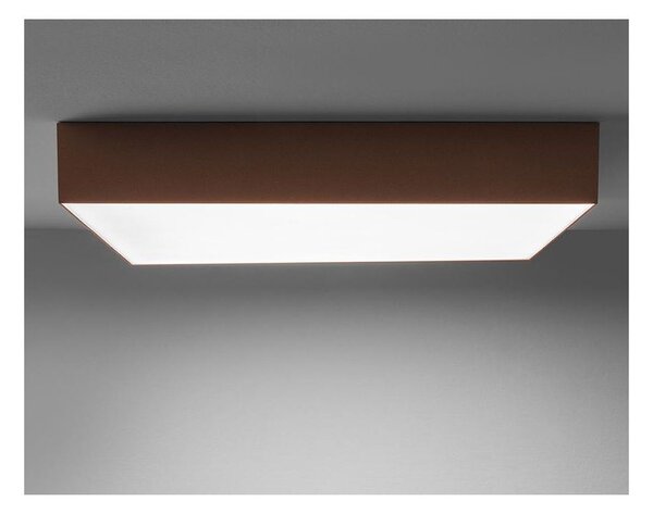 BOX PLAFONIERA QUADRATA CM 30X30 LED 30W LUCE 3000K-4000K IN METALLO 20 COLORI MODERNA
