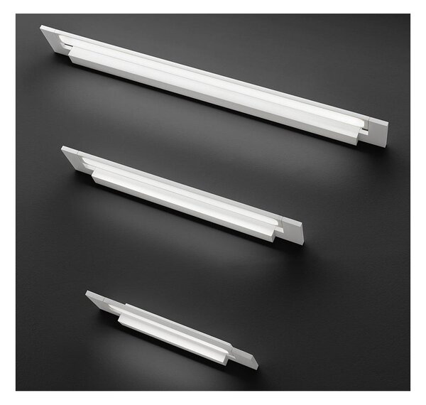 TOUR APPLIQUE ORIENTABILE BIANCA 3 MISURE LED INTEGRATO LUCE 3000K MODERNA RETTANGOLARE