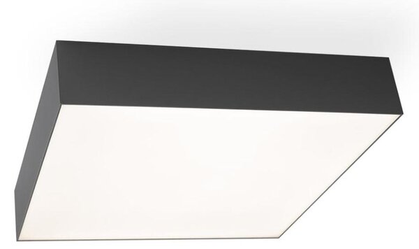 BOX PLAFONIERA QUADRATA CM 40X40 LED 50W LUCE 3000K-4000K IN METALLO 20 COLORI MODERNA