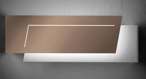 CLAP A35 LAMPADA DA PARETE LARGHEZZA CM 35 IN METALLO 19 COLORI LED 24W LUCE 3000K-4000K