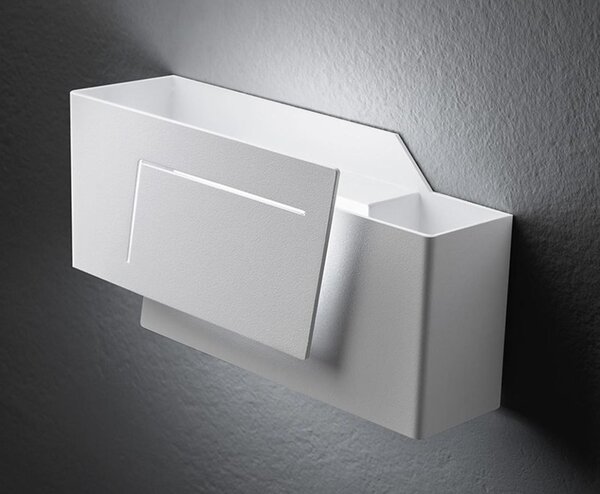 CLAP A20 LAMPADA DA PARETE LARGHEZZA CM 20 IN METALLO 19 COLORI LED 12W LUCE 3000K-4000K