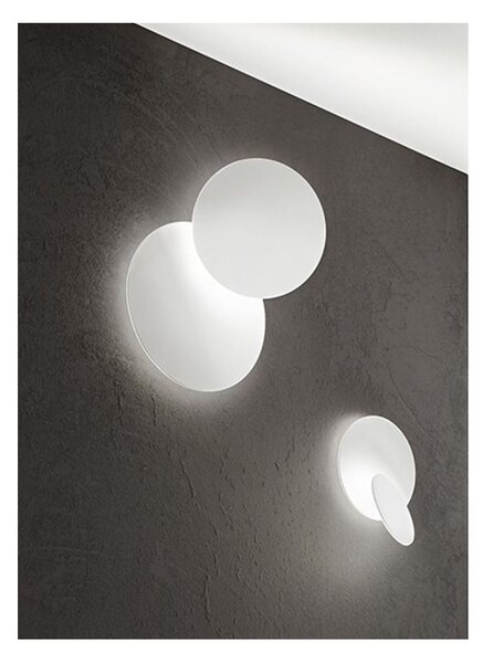 DRUM 8232 PLAFONIERA APPLIQUE ORIENTABILE BIEMISSIONE LED 43W LUCE 3000K BIANCA O ORO MODERNA