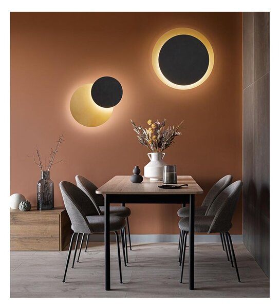 DRUM 8230 PLAFONIERA APPLIQUE ORIENTABILE BIEMISSIONE LED 33W LUCE 3000K BIANCA O ORO MODERNA