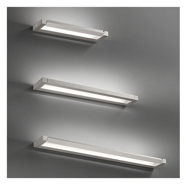 SLIM LAMPADA DA PARETE ORIENTABILE IN 3 MISURE LED INTEGRATO CCT 2700-3000-4000K ALLUMINIO,MARRONE E ORO