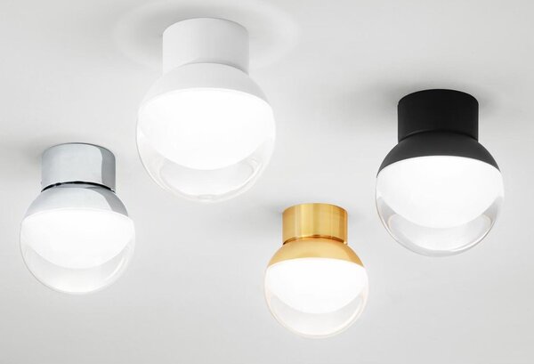 ROSSINI PICCOLA PLAFONIERA LED 7W LUCE 2700K-3000K ALLUMINIO 4 COLORI MODERNA MADE IN ITALY