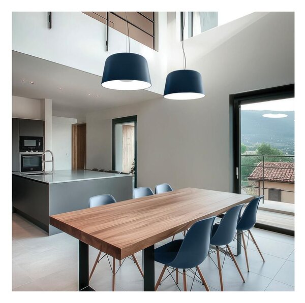 DELFI LAMPADARIO A SOSPENSIONE D35 CM LED 13W LUCE 2700K-3000K 5 COLORI DESIGN MODERNO LINEA LIGHT