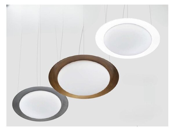 CREW 1 LAMPADARIO A SOSPENSIONE A LED IN 3 MISURE ANTRACITE,BIANCO E BRONZO LUCE 3000K MODERNA DI LINEA LIGHT