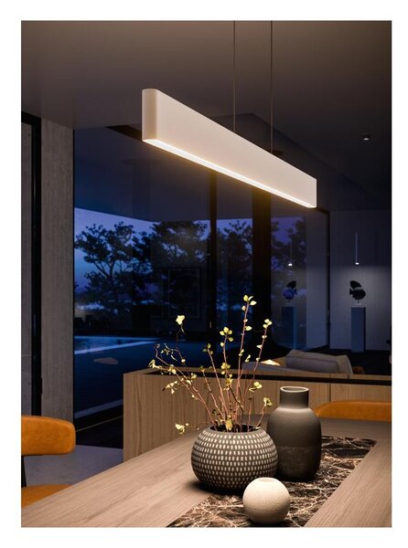 SATORI SOSPENSIONE LINEARE IN 2 MISURE LED INTEGRATO LUCE 2700K-3000K DIMMERABILE BIANCA O NERA MADE IN ITALY