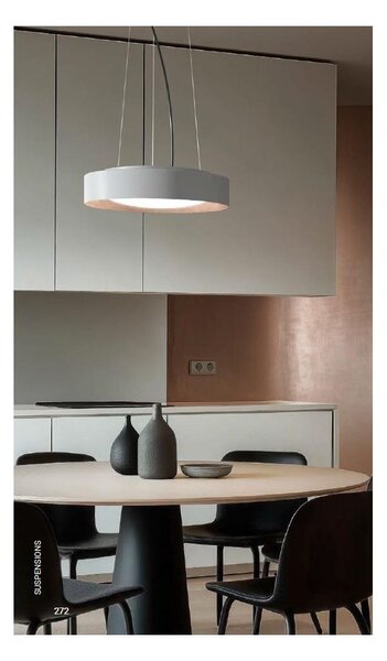 CREW 2 LAMPADARIO A SOSPENSIONE D33 CM 5 COLORI LED 14W LUCE 3000K DESIGN MODERNO DI LINEA LIGHT