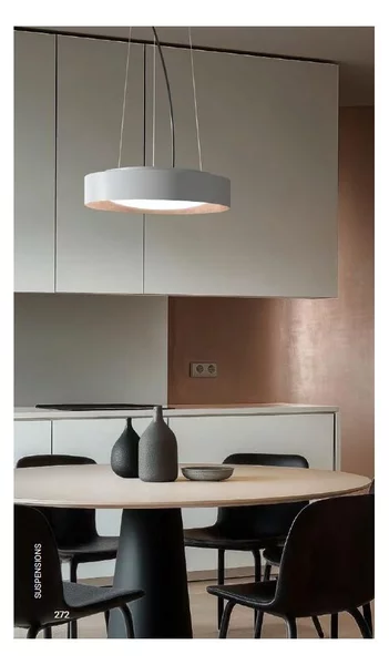 CREW 2 LAMPADARIO A SOSPENSIONE D33 CM 5 COLORI LED 14W LUCE 3000K DESIGN MODERNO DI LINEA LIGHT