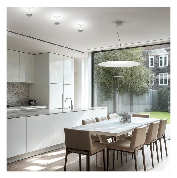 STILO LAMPADARIO A SOSPENSIONE D74 CM LED 21W LUCE 2700K-3000K 5 COLORI DESIGN MODERNO LINEA LIGHT