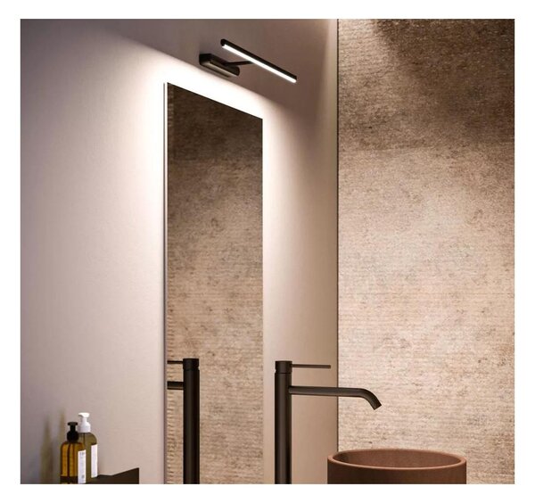 STRAIGHT LAMPADA DA SPECCHIO 2 MISURE IN ALLUMINIO 3 COLORI IP40 LED INTEGRATO LUCE 3000K MODERNA
