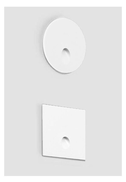 QUARA SEGNAPASSO DA ESTERNI ROTONDO O QUADRATO IP65 LED 1W LUCE 3000K BIANCO MADE IN ITALY