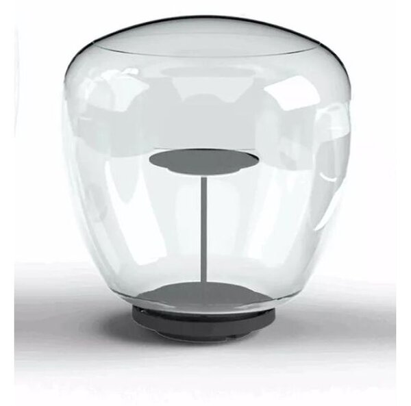 ROLLING SKY LAMPADA DA GIARDINO CON SFERA TRASPARENTE IP65 LED 17W LUCE 2700K-3000K NERA O MARRONE MADE IN ITALY