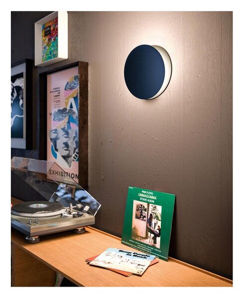 YO-YO LAMPADA DA PARETE D25 CM IN ALLUMINIO 4 COLORI LED 16W LUCE 2700K-3000K MADE IN ITALY MODERNA