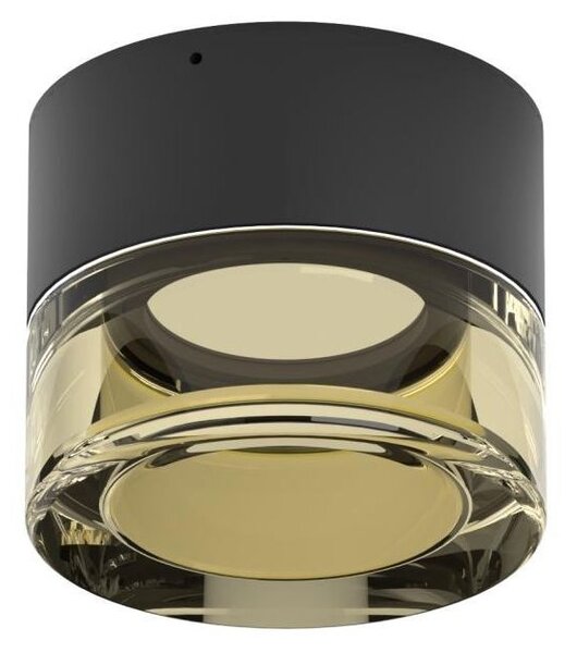 HORUS CONVEX LAMPADA ROTONDA D12.6 CM CON VETRO FUME,AMBRA O TRASPARENTE LED 11W LUCE 3000K IP65
