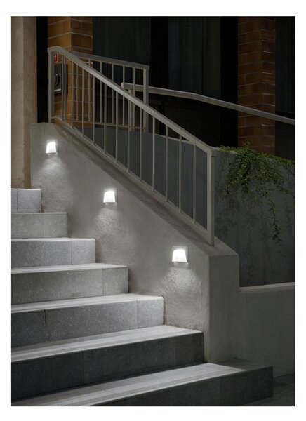 ENVELOPE SEGNAPASSO DA ESTERNO IP66 ALLUMINIO 4 COLORI LED 1W LUCE 2700K-3000K MADE IN ITALY LINEA LIGHT