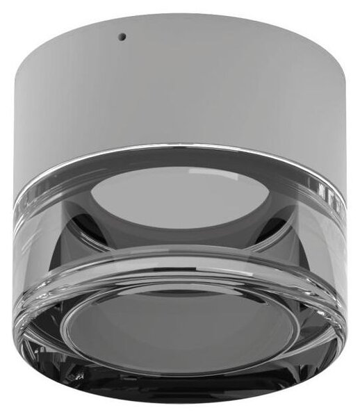HORUS CONVEX LAMPADA ROTONDA D12.6 CM CON VETRO FUME,AMBRA O TRASPARENTE LED 11W LUCE 3000K IP65