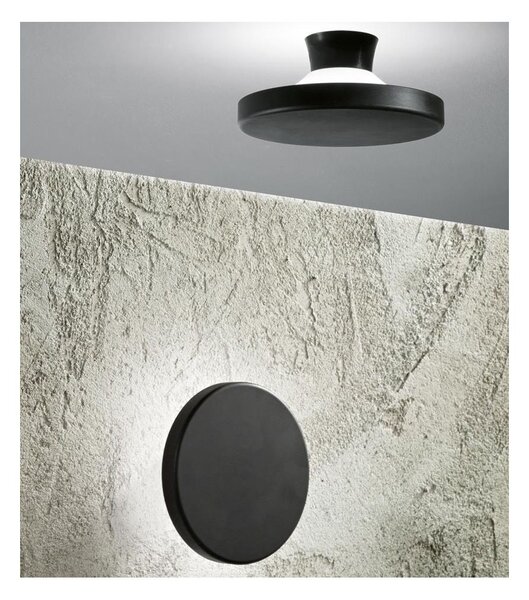 BOND LAMPADA DA ESTERNI NERA IP65 LED 12W LUCE 2700K-3000K MODERNA MADE IN ITALY LINEA LIGHT