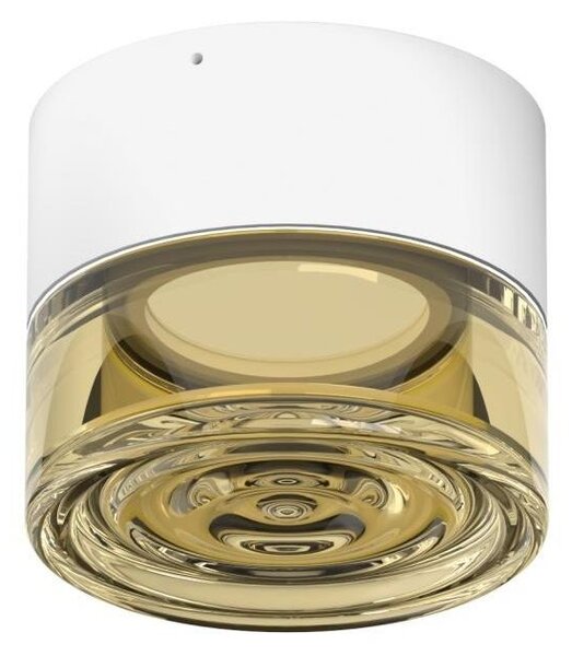 HORUS CONCENTRIC LAMPADA ROTONDA D12.6 CM CON VETRO FUME,AMBRA O TRASPARENTE LED 11W LUCE 3000K IP65