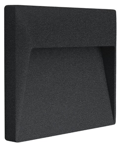 ENVELOPE SEGNAPASSO QUADRATO DA ESTERNO IP65 ALLUMINIO 3 COLORI LED 8W LUCE 3000K MADE IN ITALY