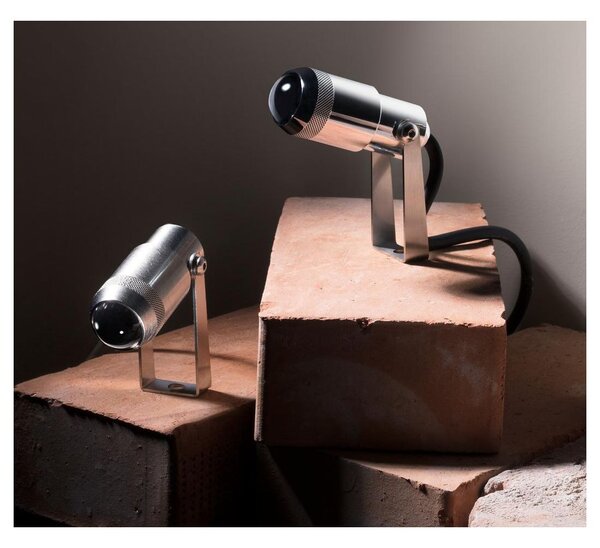 CLIVO FARETTO PROIETTORE DIREZIONABILE IN ACCIAIO IP66 LED 3W LUCE 3000K MADE IN ITALY LINEA LIGHT