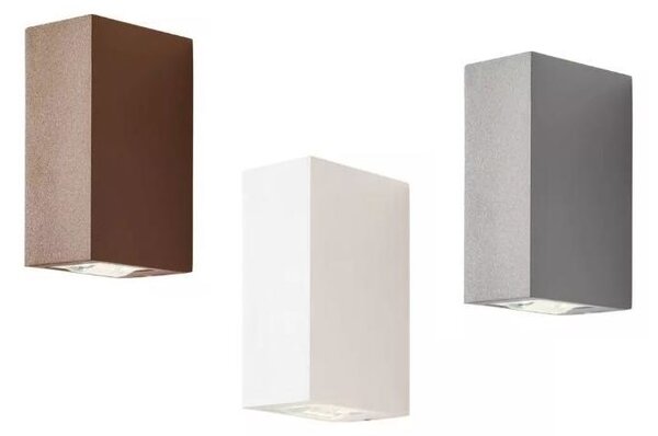 ACE APPLIQUE DA ESTERNO MONO-EMISSIONE IP54 LED 3,36W LUCE 3000K-4000K ALLUMINIO 3 COLORI MODERNA