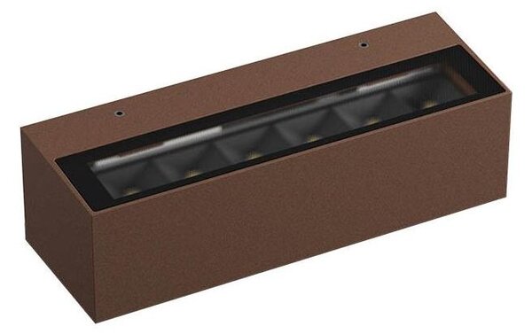 AROOS APPLIQUE DA ESTERNO L20 CM 3 COLORI IP65 LED 14,5W LUCE 2700K-3000K BIEMISSIONE LUCE