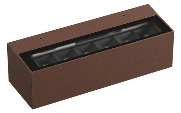 AROOS APPLIQUE DA ESTERNO L20 CM 3 COLORI IP65 LED 14,5W LUCE 2700K-3000K BIEMISSIONE LUCE