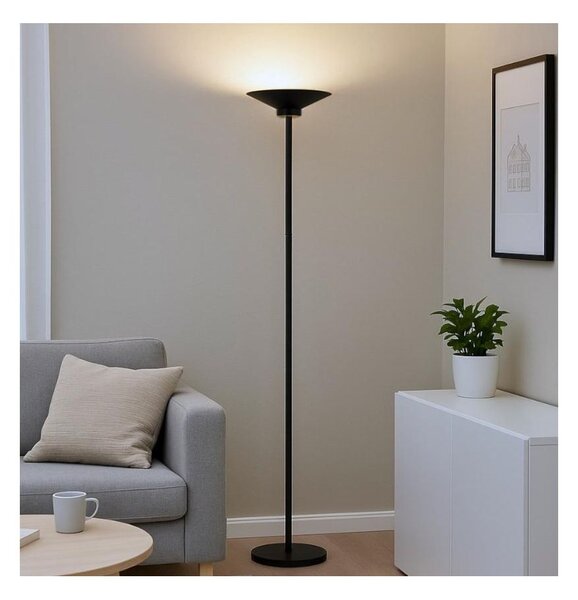 GPI PIANTANA A LED 48W LUCE 3000K DIMMERABILE LUCE UP & DOWN BIANCA O NERA H183 CM MODERNA
