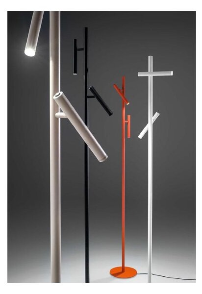 GPI PIANTANA 2 SPOT ORIENTABILI LED 10,8W LUCE 3000K DIMMERABILE H180 CM IN 4 COLORI DESIGN MODERNO