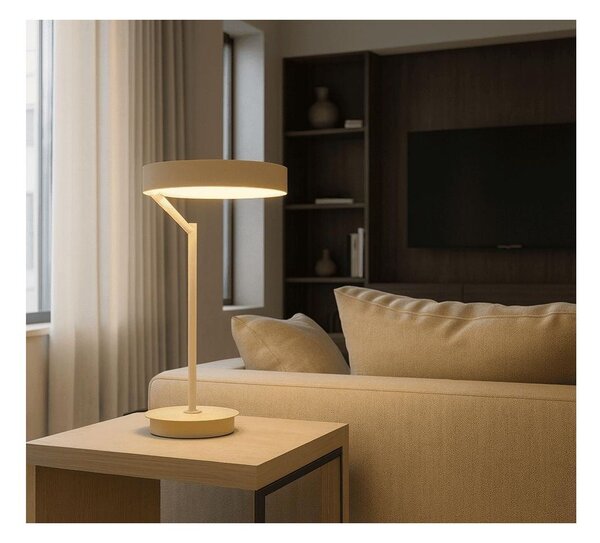 CRISEIDE LAMPADA DA TAVOLO LED 30W LUCE 3000K DIMMERABILE IN ALLUMINIO 5 COLORI DESIGN MODERNO