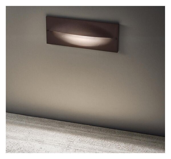 SEGNAPASSO DA INCASSO PER ESTERNI IP65 LED 13W LUCE 3000K-4000K ALLUMINIO BIANCO,MARRONE O ANTRACITE MODERNO