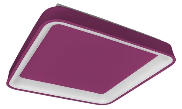 BOARD PLAFONIERA CM 35X35 LED 40W LUCE CCT 3000K-4000K IN METALLO 21 COLORI QUADRATA MODERNA